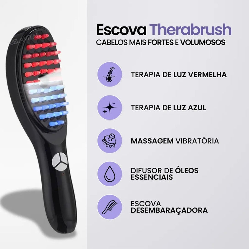 Escova de Terapia Capilar - LumiHair 4 em 1