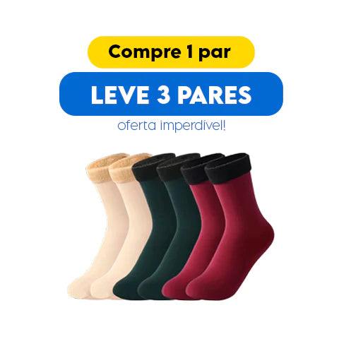 Meias Térmicas Velutto - Compre 1 Leve 3