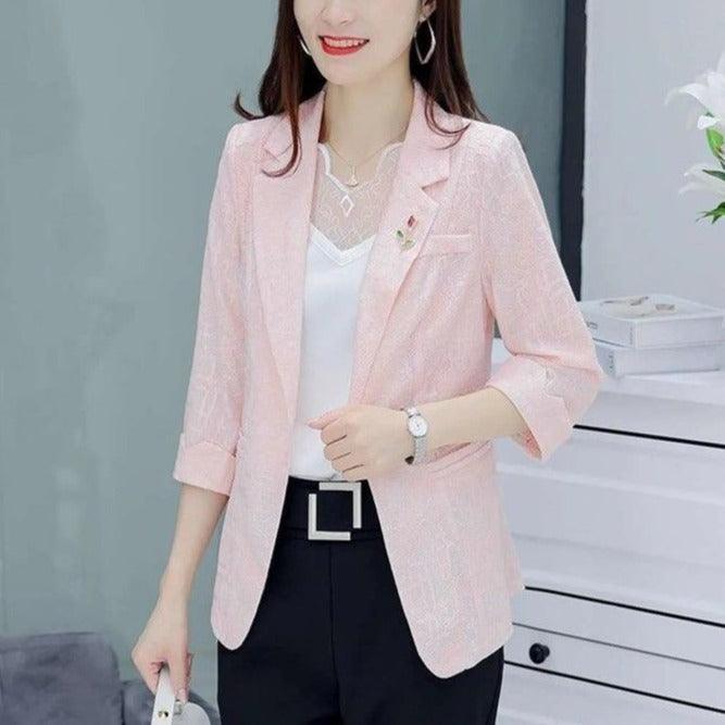 Blazer Renda Floral