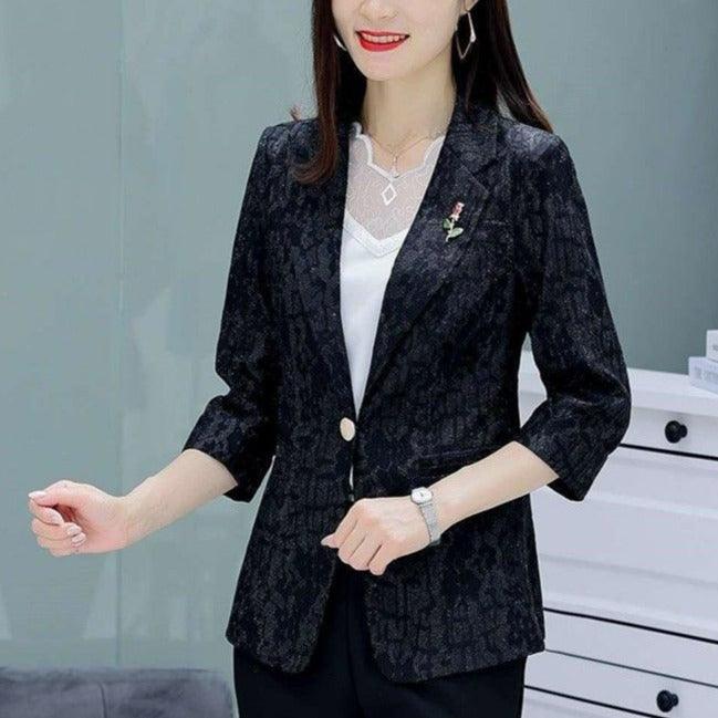 Blazer Renda Floral